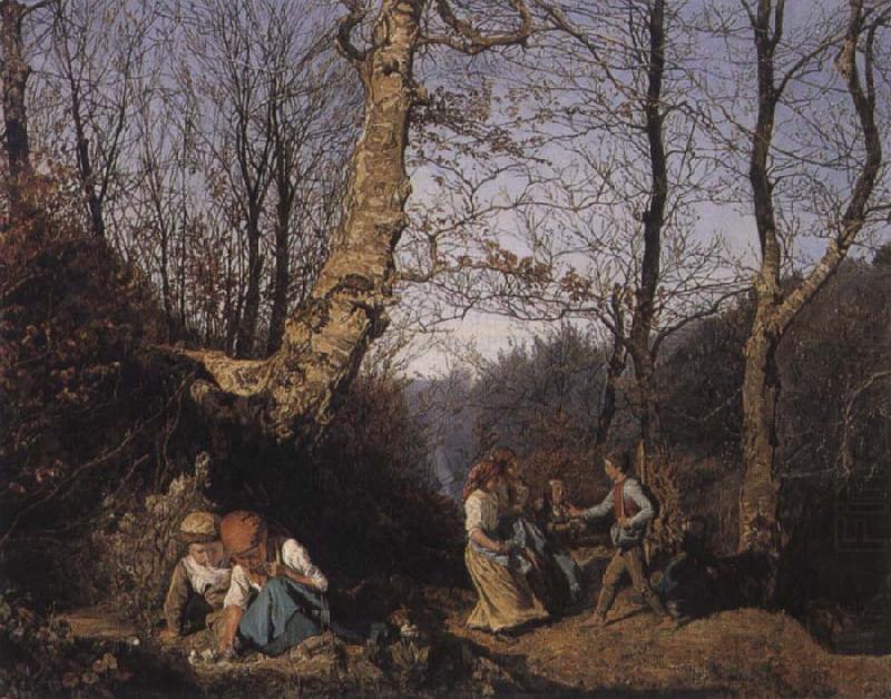 Early Spring in the Vienna Woods, Ferdinand Georg Waldmuller